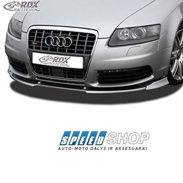 Audi S6 C6 priekinio bamperio pažeiminimas